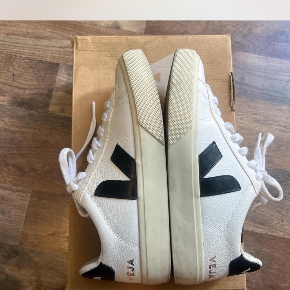 Veja Women's White & Black Sneakers